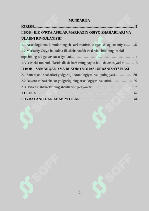 ilk o`rta asrlarda shaharlarning o`sishi 2