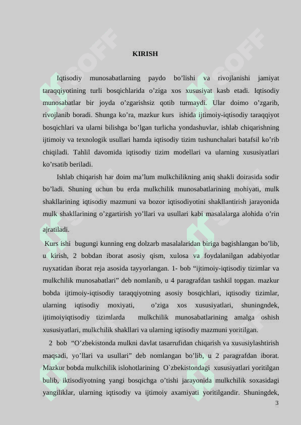 Ijtimoiy-iqtisodiy tizimlar, ularning tarkibi va andozalari 3