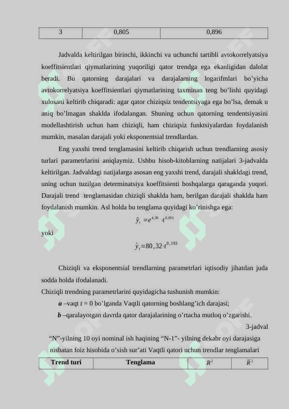 Vaqtlarqatorlar  turlari (trend modellari) 5