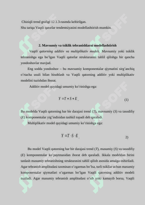 Vaqtlarqatorlar  turlari (trend modellari) 7