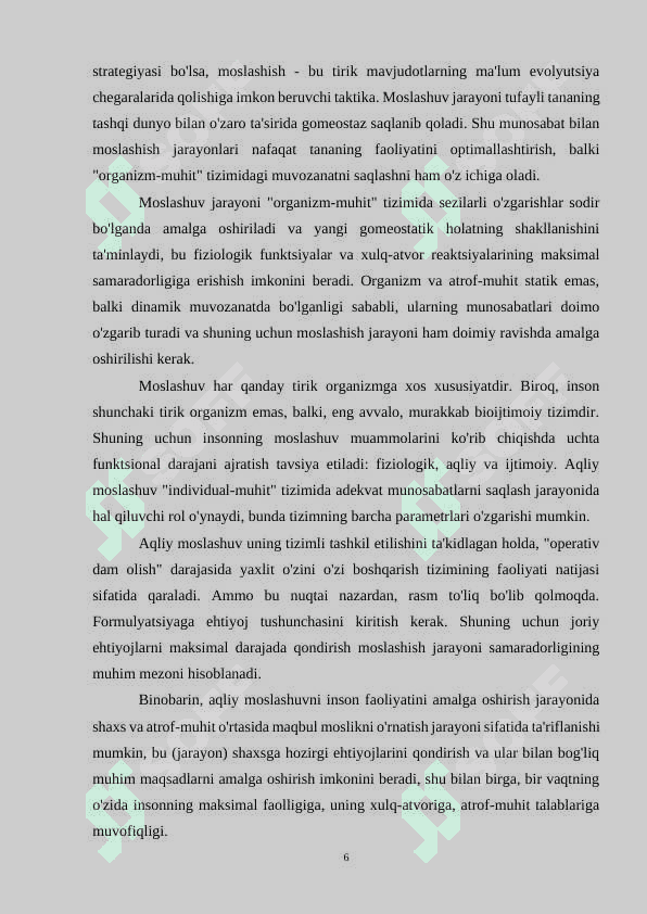 MAKTAB O’QUVCHILARINING IJTIMOIY MOSLASHGANLIGINING PSIXOLOGIK XUSUSIYATLARI 6