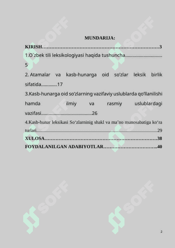 kasb-hunar leksikasi 2