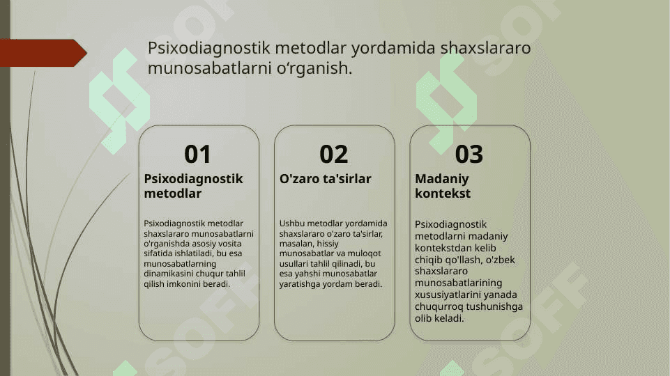 Shaxslararo munosabatlarni aniqlashda psixodiagnostik metodlardan foydalanish 5