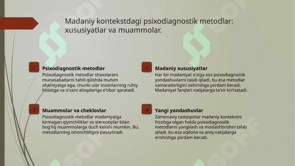 Shaxslararo munosabatlarni aniqlashda psixodiagnostik metodlardan foydalanish 6