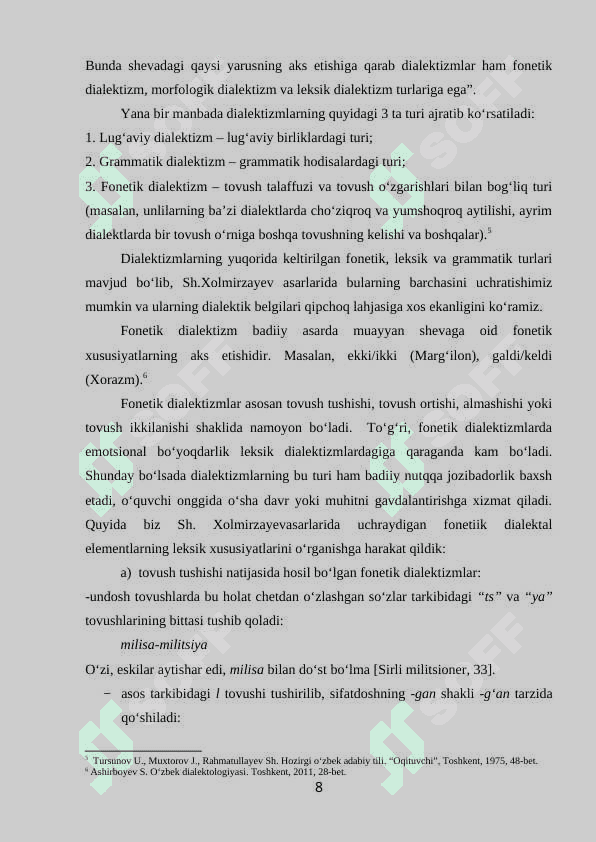 Shukur Xolmirzayev asarlarida qo‘llangan dialektizmlar va  paremalarning lingvopoetik tadqiqi 8