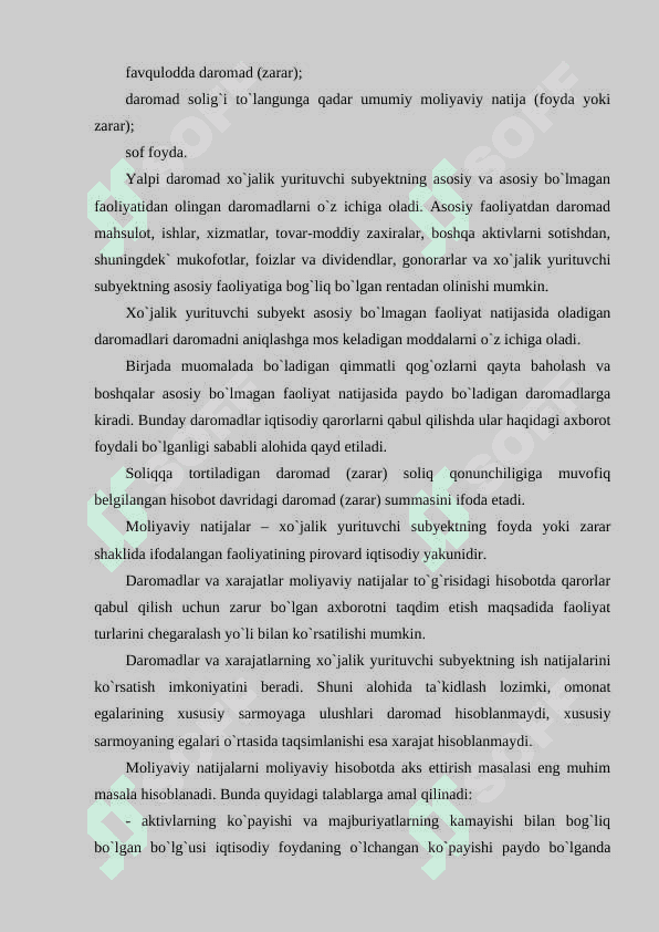 Moliyaviy natijalar va rentabellik tahlili 5