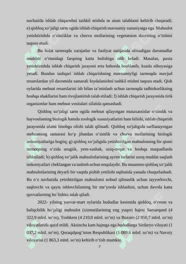 “O`zbekiston qishloq xo`jaligi” 7