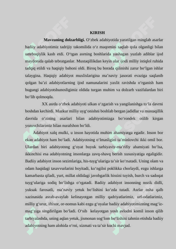 Istiqlоl dаvri nаsridа diniy-аxlоqiy g’оyаlаrning bаdiiy tаlqini 2