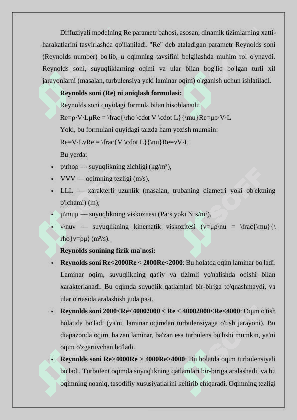 Diffuziya jarayonlarining texnologik ahamiyati 2