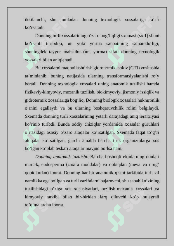 Don va donni qayta ishlash jarayonlarining ilmiy asoslari 4