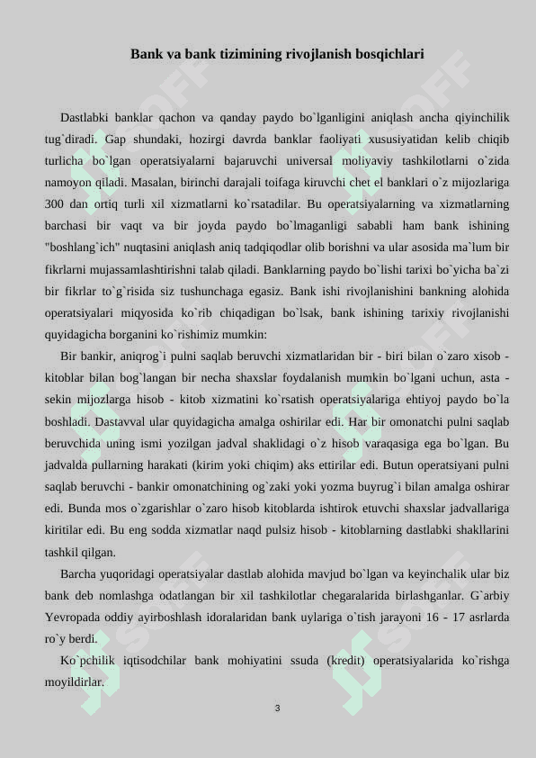 O'zbekistonda Bank tizimini takomillashtirish yo'llari 3