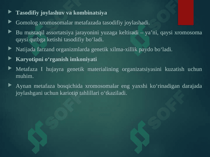 Hujayra reproduksiyasi, meyoz 7