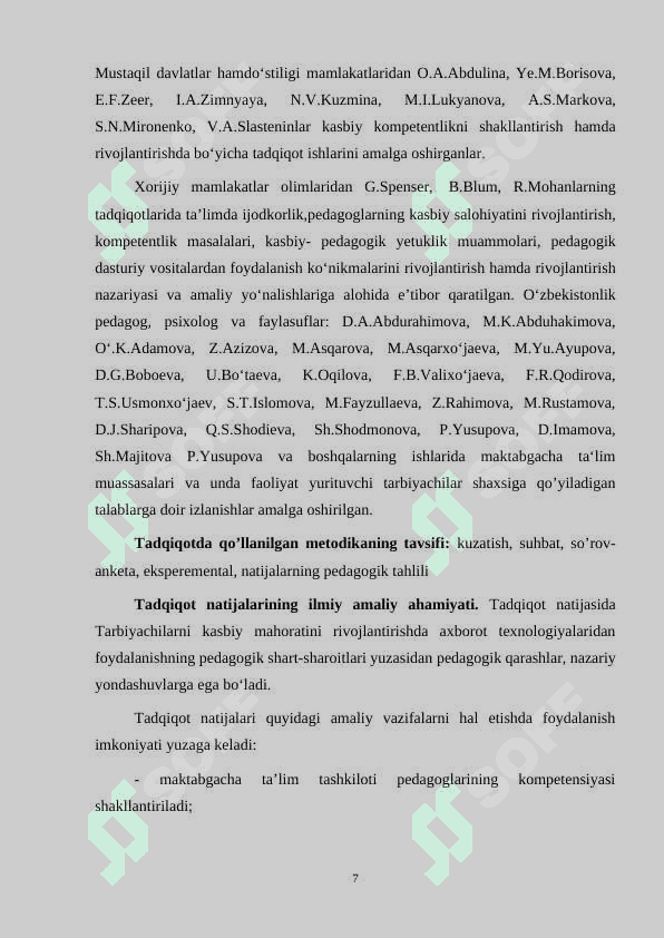 TARBIYACHILARNI KASBIY MAHORATINI RIVOJLANTIRISHDA AXBOROT TEXNOLOGIYALARIDAN FOYDALANIS 7