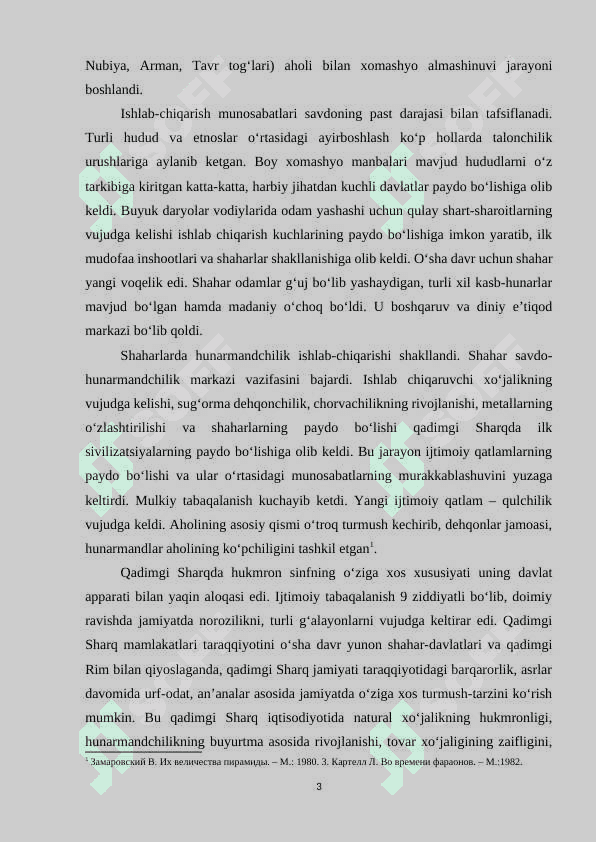 ERON TARIXI  Kurs ishi 3