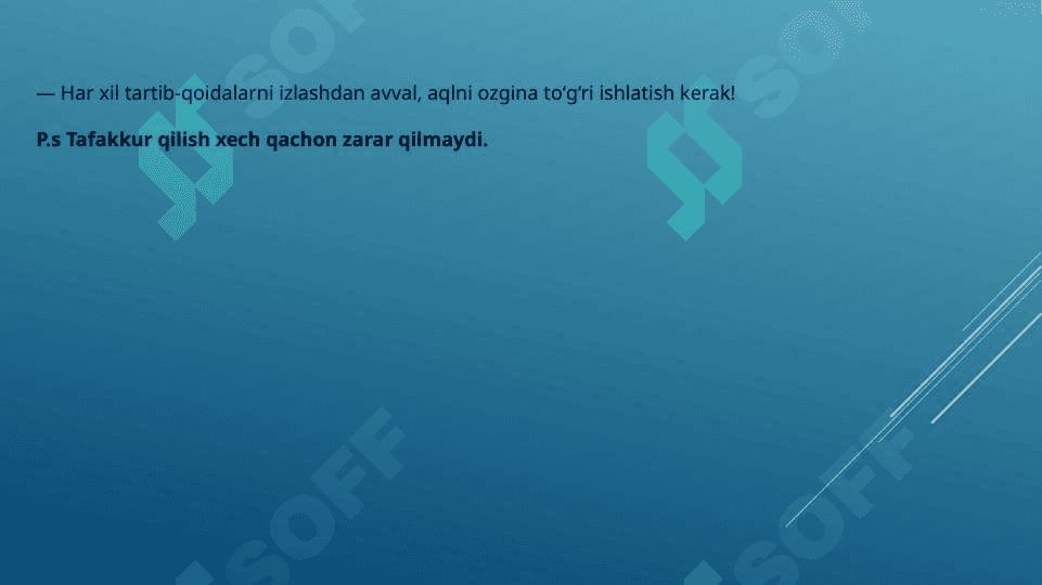 YOSH     KADRLAR    UCHUN   TO’RTTA    TAQIQ 4