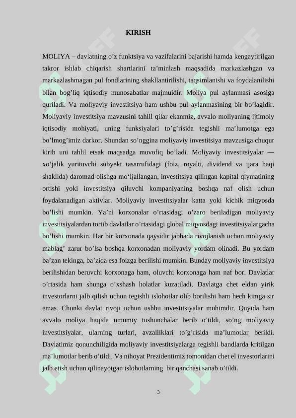 MOLIYANING MОHIYATI 3