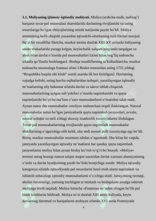 MOLIYANING MОHIYATI 4
