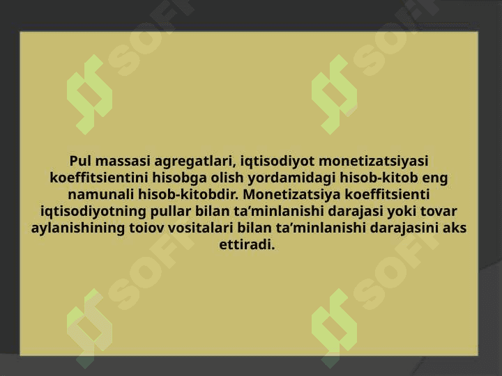 pul massasi va pul agregatlari 4