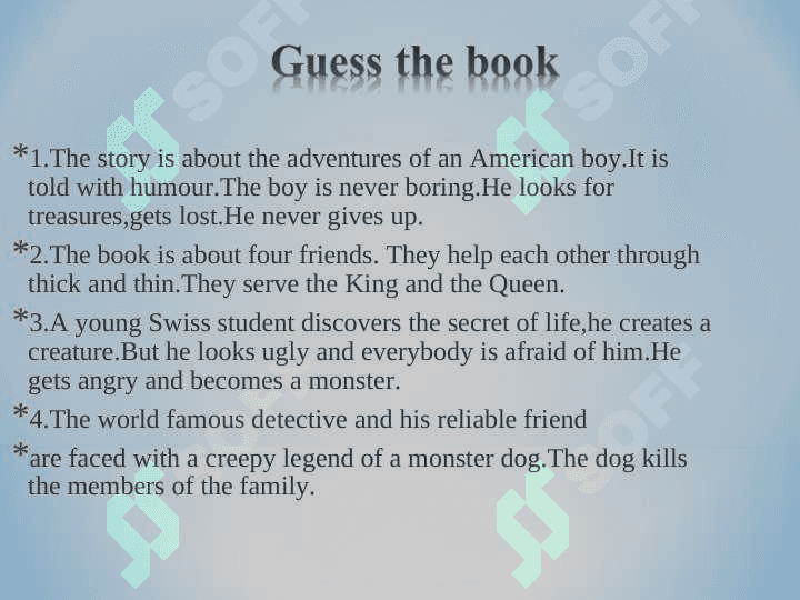 My favorite book 7