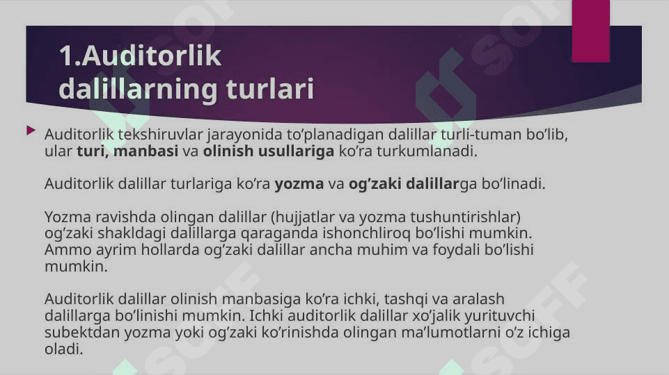 Auditorlik dallilar 3