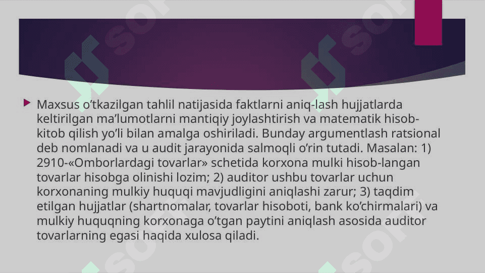 Auditorlik dallilar 6