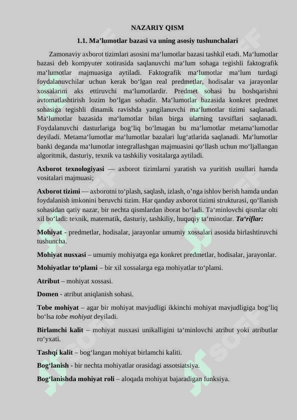 Avtosalon ma’lumotlar bazasini loyihalashtirish va ishlab chiqish 5