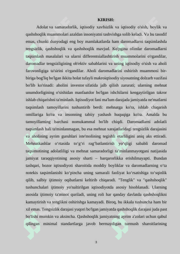 Bozor iqtisodiyoti sharoitida daromadlar tengsizligi. 4