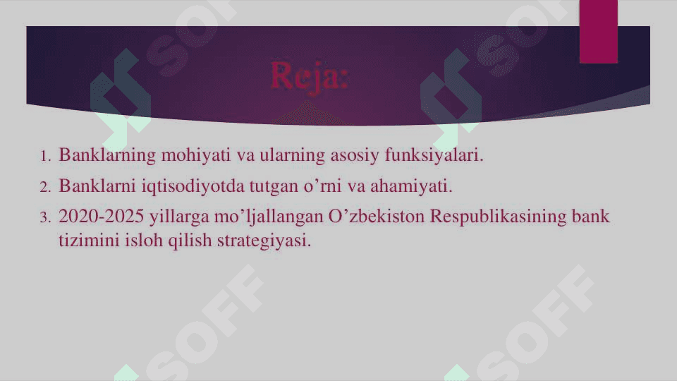 O`zbekistonda bank tizimini takomillashtirish yo`llari 2