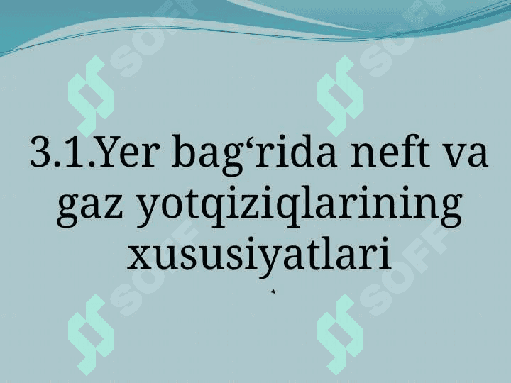 Neft va gaz konlarining kon geologik tavsifi 4