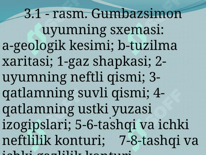 Neft va gaz konlarining kon geologik tavsifi 8