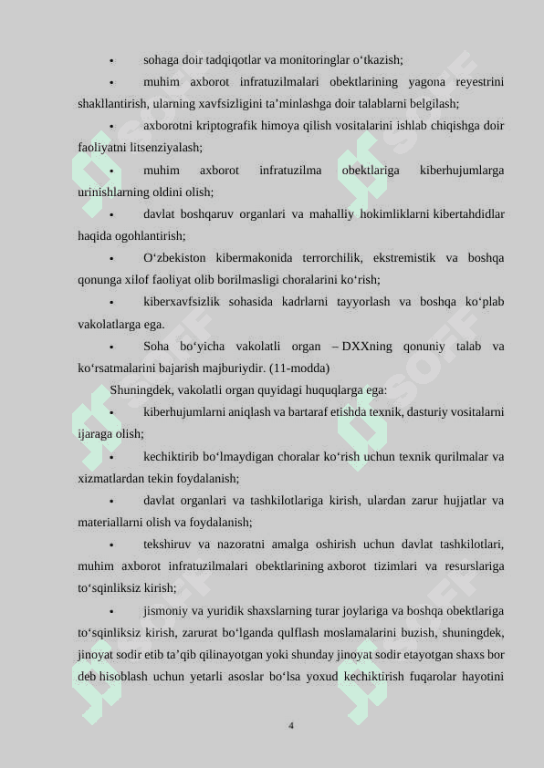 Kiberxavfsizlikga oid milliy va xorijiy me’yoriy-huquqiy hujjatlar 4