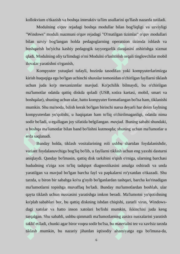 Windows OTda imtiyozlar turlari, fayl va kataloglar uchun foydalanishni boshqarish tartibi 6