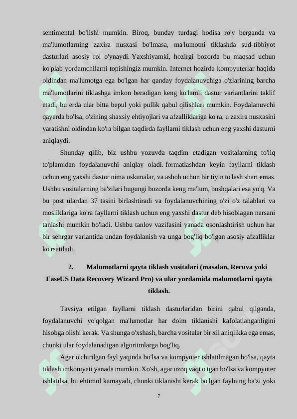 Windows OTda imtiyozlar turlari, fayl va kataloglar uchun foydalanishni boshqarish tartibi 7