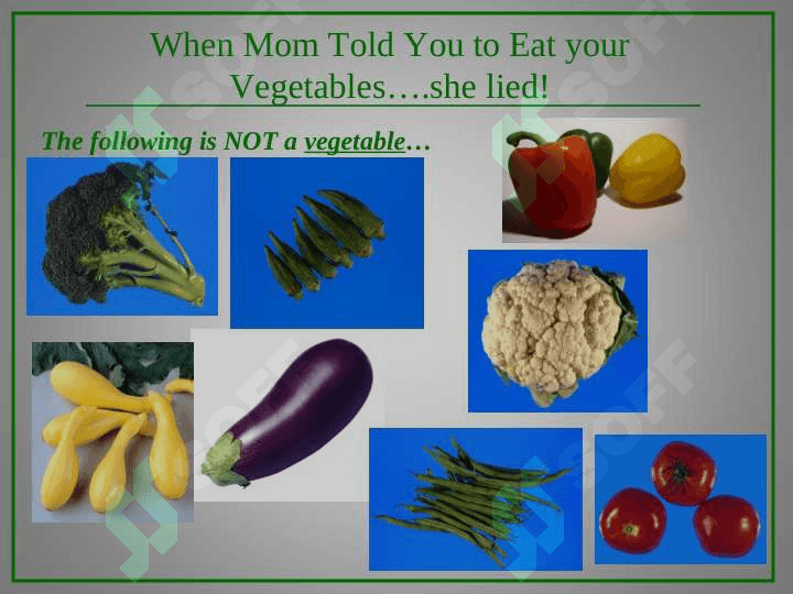 PLANTS AND PEOPLE Vegetables 6