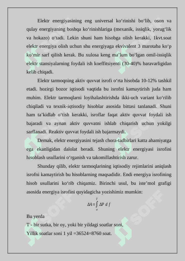 Elektr tarmoqlarning energiya isrofini aniqlash 2