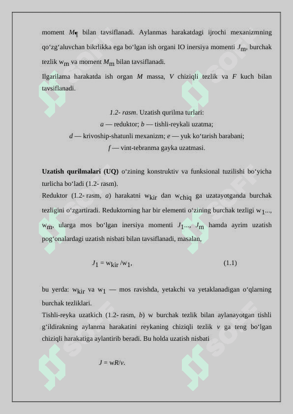 Elektr yuritmani statiK va  dinamik rejimlari 3
