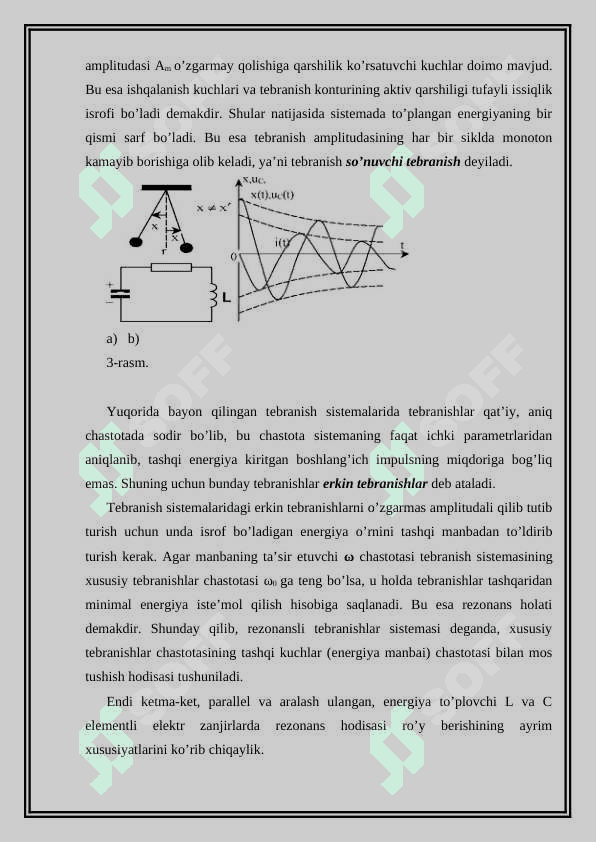 Elektr zanjirlarda rezonans qarshiliklar va kuchlanishlar uchburchaklari.Kuchlanishlar rezonansi 4