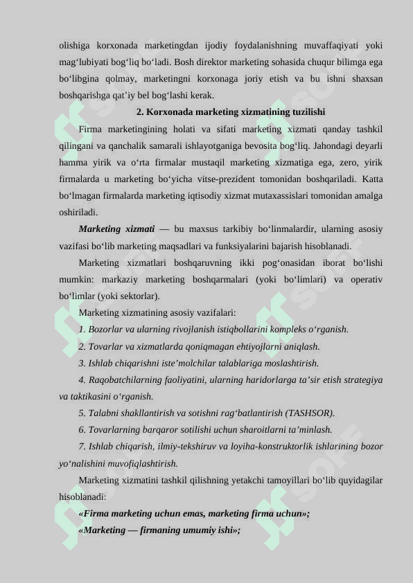 Marketing faoliyatini boshqarishni tashkil etish refer.docx 4