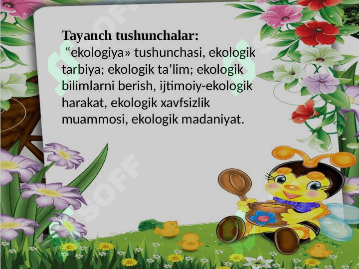 Ekologik tarbiya 3
