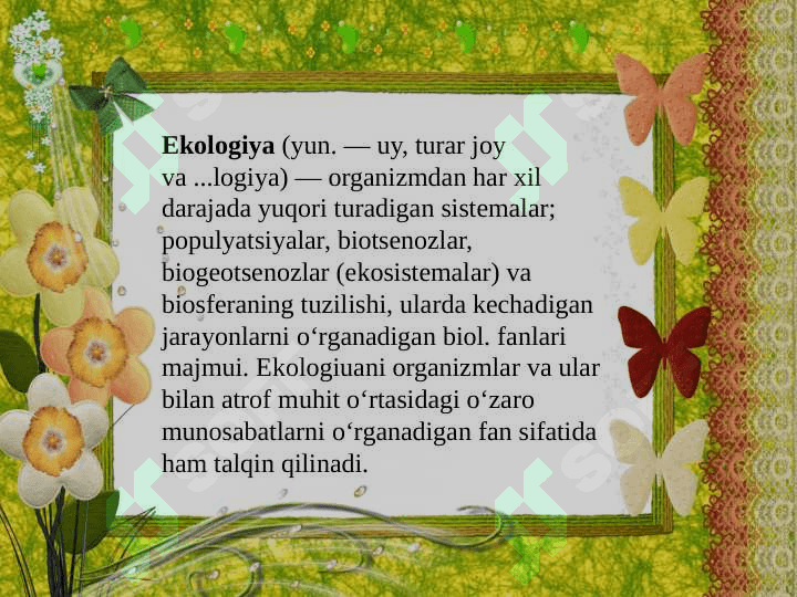 Ekologik tarbiya 4