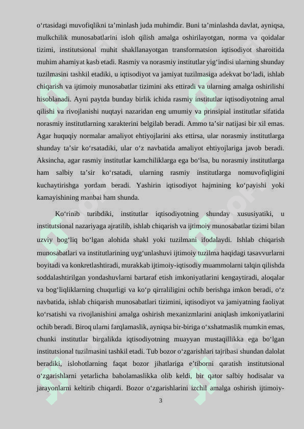 Institutsional nazariyaning predmeti va metodlari 3