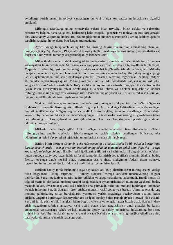 Ontologiya - borliq haqidagi falsafiy ta'limot maruza.docx 8
