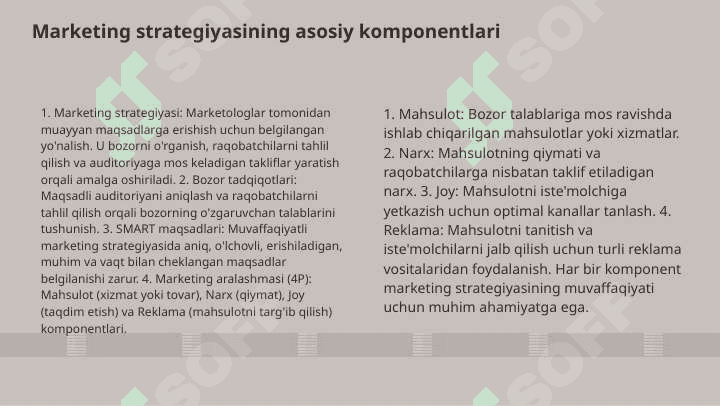 Marketing strategiyasining mohiyati 3