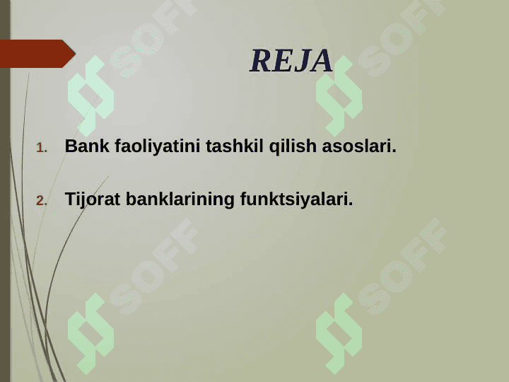 Tijorat banklari va ularning funktsiyalari pptx 2