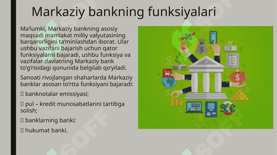 Markaziy bank va uning funksiyalari pptx 7