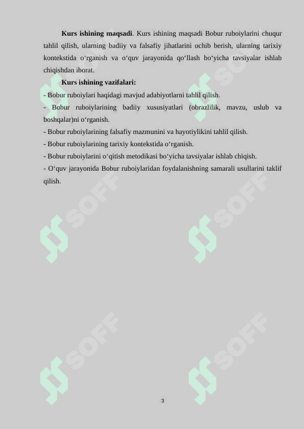 BOBUR RUBOIYLARINI SHARHLAB O‘RGANISH KURS ISHI 3