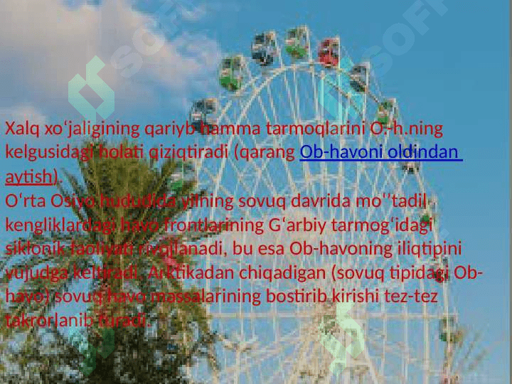 Ob-havo elementlari va iqlim 5