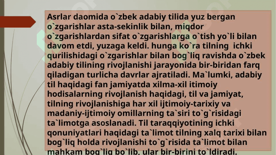 O'zbek tilini davrlashtirishga oid turkologiyadagi qarashlar 4