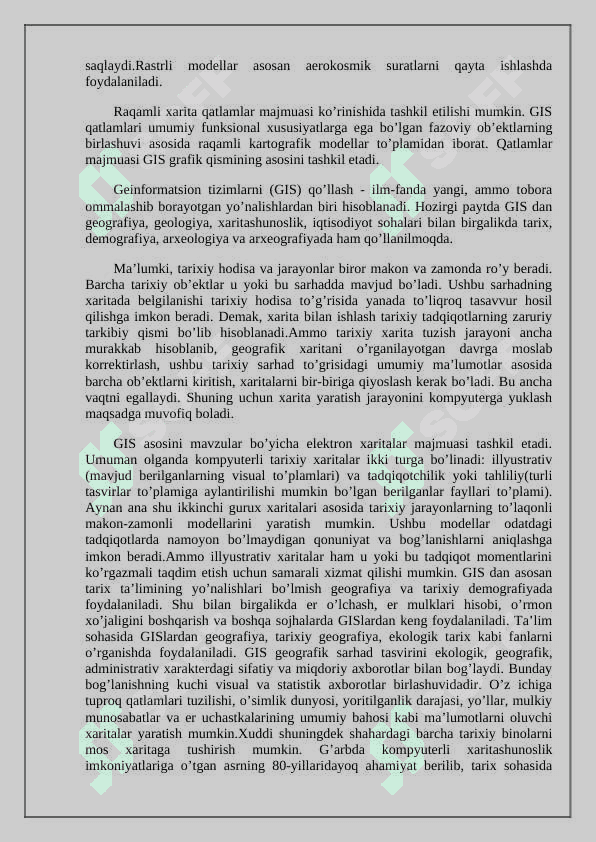 Geoinformatsion tizimlar 3