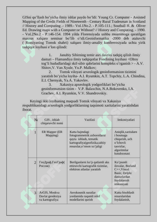 Geoinformatsion tizimlar 4
